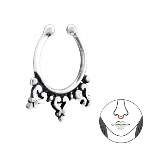 Cercel nas argint Boho DiAmanti DIA34193 (Argint 925‰ 0,4 g.)
